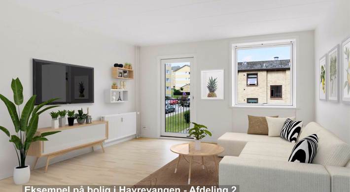 2-værelses Lejlighed på 65 m2