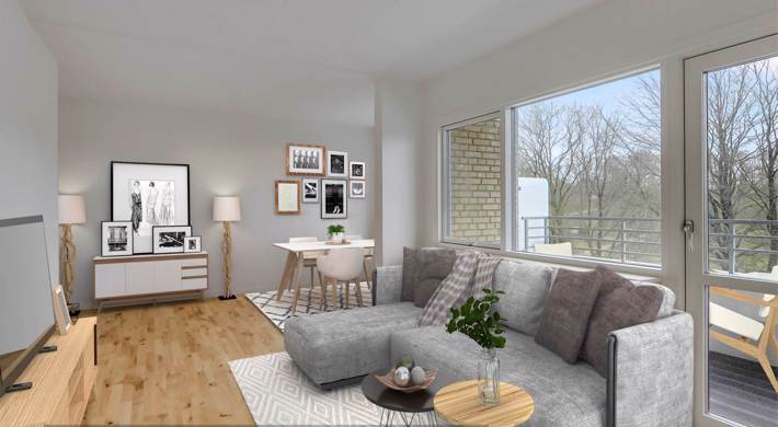 2-værelses Lejlighed på 66 m2