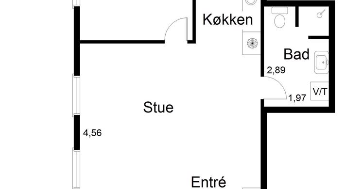 Lækker citylejlighed med stor fælles tagterasse med udsigt over byen