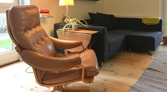 Halvt byhus udlejes fra den 1. marts til den 31. oktober